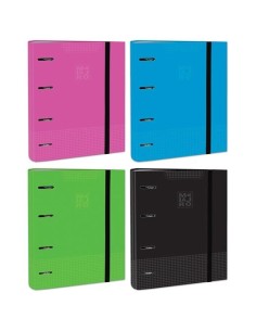 MARIOLA CARPETA ANILLAS MIXTAS 4X40MM CARPEBLOCK C/RECAMBIO 100H 4 DISEÑOS SURTIDOS UNI Nº4